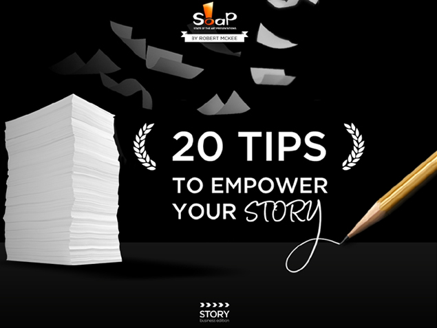 《20 tips to empower your story》――欧美PPT公司soap新作